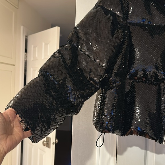 MICHAEL Michael Kors Black Sequin Jacket - Picture 3 of 8